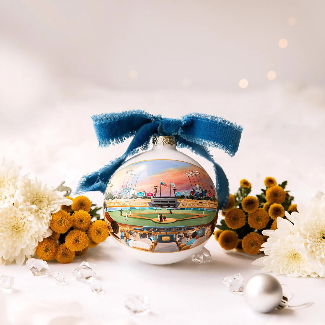 Custom Hand Painted Christmas Ornament, Personalized Photo or Logo Keepsake