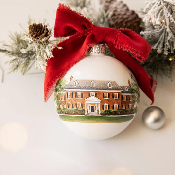 Custom Home Portrait Christmas Ornament, New House Gift