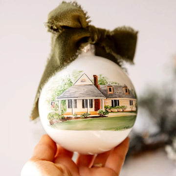 Personalized Memorial Christmas Ornament, Custom Hand Painted Keepsake, In Memory Gift