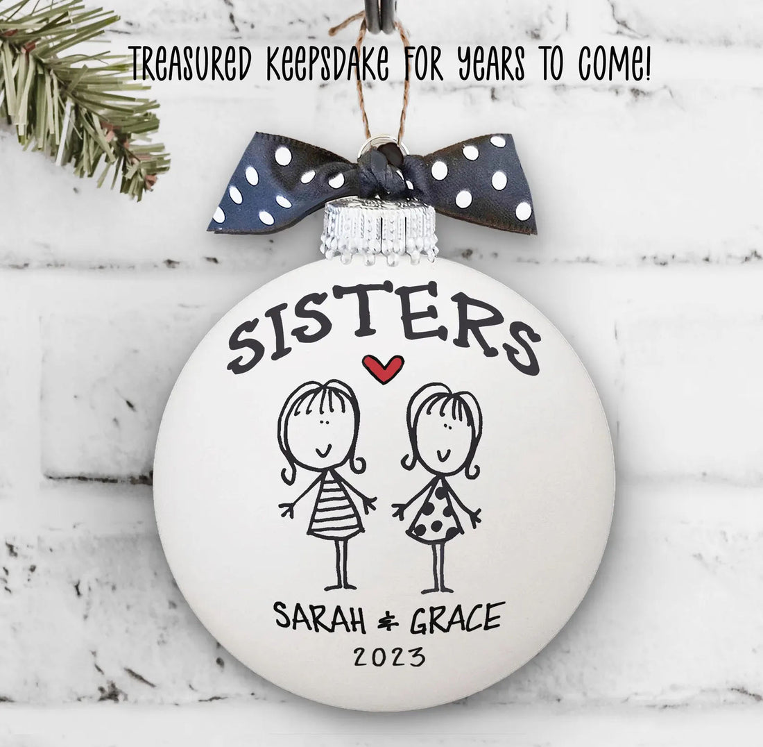 Personalized Wedding Gift Married Ornament Glass First Christmas Newlyweds Bridal Shower Gift Bride Groom Ornament